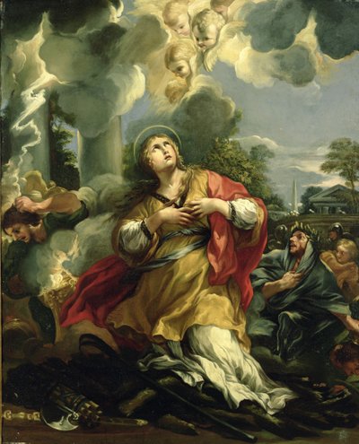 La visione di Santa Barbara da Pietro da Cortona